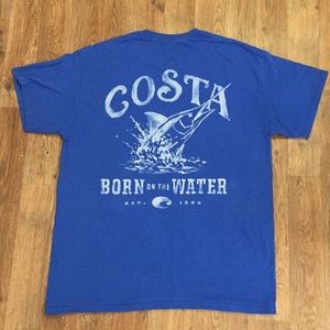 Blue Costa Del Mar t-shirt